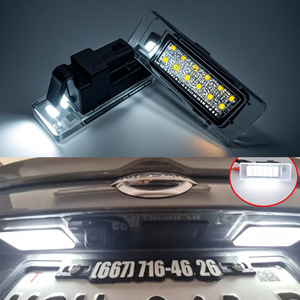Luz de Matrícula Renault Infiniti Nissan 205mm Integrada LED Blanca PZ210 - Product Image 1