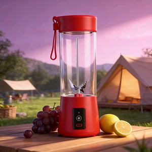 Mini-mixeur portable silencieux de 400 ml, 6 lames en acier inoxydable 304 pour des smoothies frais faits maison - Product Image 1