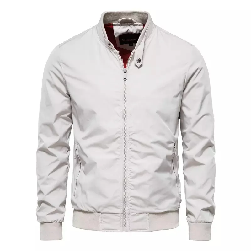 Fashion men's clothing Custom Designer Color Block Thin Zip Up Polyester Windbreaker Men Sports thin men Jacket