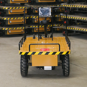 चीन कारखाने की कीमत गोदाम कार्गो टर्नओवर फ्लैट वाली कार 4 पहियों की बैटरी से चलने वाली इलेक्ट्रिक ट्रॉली कार गोदाम के लिए - Product Image 4