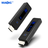 Nouvel Extenseur HDMI Sans Fil 5G Wifi 1080P 60Hz 50m, Émetteur et Récepteur Audio Vidéo pour Téléviseurs, Projecteurs, Moniteurs, Commutateur HDMI