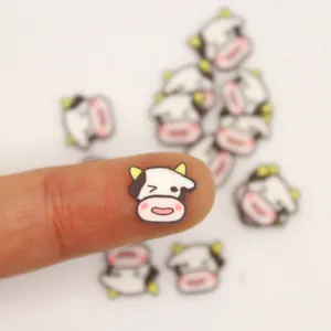 1kg LiaoLiao Craft cartoon Corn Cow animal Polymer Clay Slices DIY Filler Accessories For Toys Nail Phone Decoration