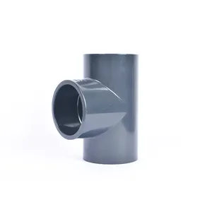 Good Performance Plastic Pipe Connector Water Pipe Joint Straight Equal Tee for chemical industry