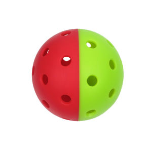 Pickleball สีแดงสีเขียวสองสีใหม่ใช้ในหลายพื้นผิวพร้อมเด้งอัตโนมัติและความสมดุลที่เหนือกว่าด้วย40รู - Product Image 1