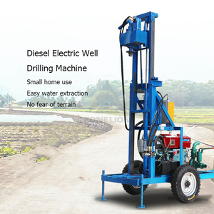 100m 22HP prix bon marché petite machine de forage de forage de puits d'eau hydraulique rotatif diesel portable pour puits d'eau - Product Image 4
