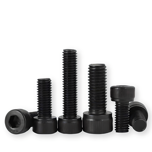 M1.6 M2 M2.5 Thép Không Gỉ Màu Đen Lớp 12.9 DIN 912 Hexagon <span class=keywords><strong>Hex</strong></span> Ổ Cắm Đầu <span class=keywords><strong>Cap</strong></span> Allen Bolt Vít - Product Image 2