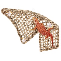 Filet d'escalade triangulaire en jonc de mer naturel pour hamac tissé, habitat de repos pour gecko cranté, crabe ermite, perroquet, lézard, hamac pour reptiles