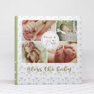 定制设计可爱的婴儿照片期刊新出生胶印书专辑记忆书