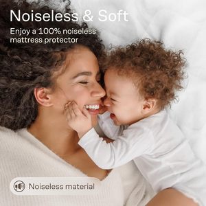 <strong>Mattress</strong> <strong>Protector</strong> White With <strong>Rubber</strong> Band/Fitted Style for Home - Product Image 5
