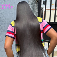 Wig Rambut Asli India Natural 13x6 13x4 Lace Front Wig Tanpa Lem HD Full Transparent Lace Front Wig untuk Wanita Kulit Hitam