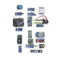 Kit de Modules Capteurs 16/37/45 en 1 pour Étudiants en Électronique, Kit de Démarrage Éducatif Scientifique Compatible avec Arduino
