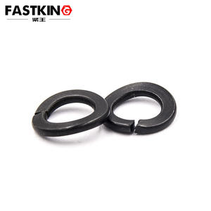 Arandela de bloqueo de resorte curvo Negro <span class=keywords><strong>Oxida</strong></span> D8 Tipo de onda DIN128A Material de acero - Product Image 1