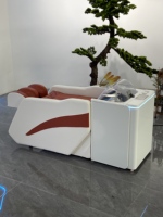Machine de lavage de cheveux automatique intelligente avec massage du cuir chevelu et rinçage mains libres pour salon de coiffure et lit de SPA