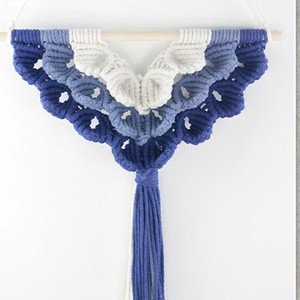 Atrapasueños hecho a mano hermoso amanecer, colgante de pared, macramé, colgadores bohemios, atrapasueños de algodón para decoración del hogar y la Oficina - Product Image 5