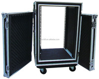 12u space 16U audio amp rack case mixer top mount flight case pour système de son