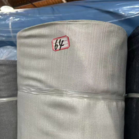 Tissu de rideau occultant en microfibre jacquard ignifuge, prix bas, teinture unie, non tissé, pour salon, directement de l'usine