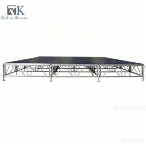 เวทีอลูมิเนียมแบบโมดูลาร์ เวทีพกพาสำหรับงานอีเว้นท์  แท่นเวทีสีดำสำหรับคอนเสิร์ต - Product Image 2