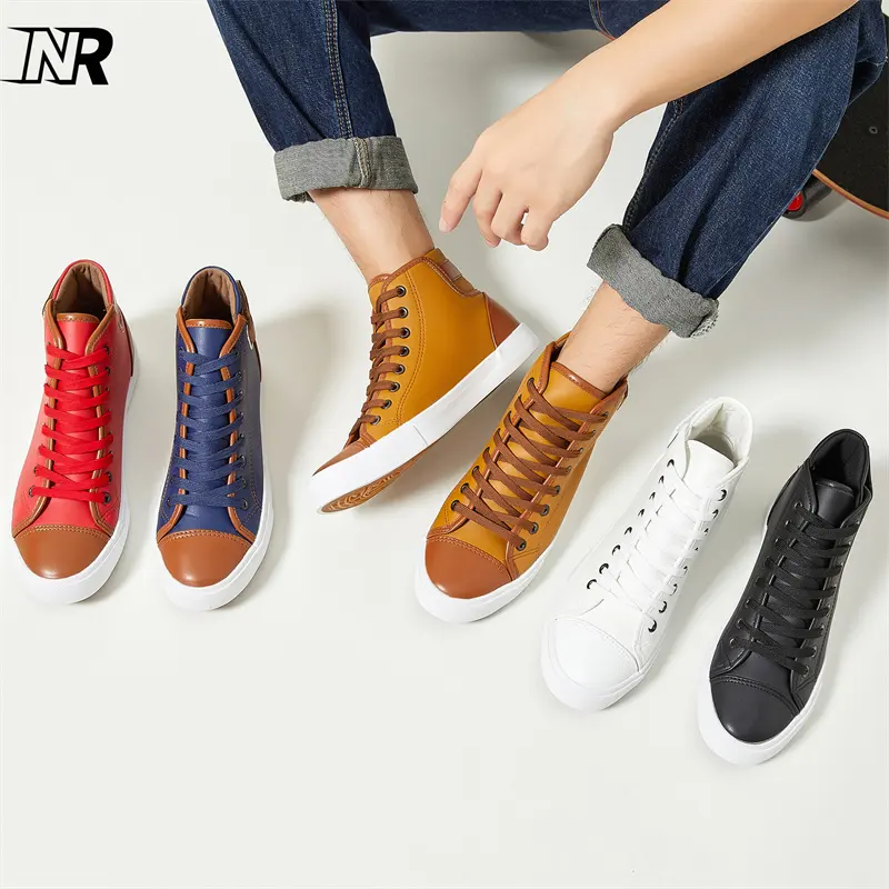 Hot Sale Classic Mens Casual High Top Custom Anime Leather White Shoes Sneaker Wholesale Mans Shoes For Unisex