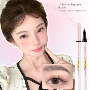 Stylo à sourcils microblading fin et imperméable Xixi, logo personnalisé, pointe à 4 fourches, stylo à sourcils liquide, crayon à sourcils, crayon à sourcils liquide - Product Image 5