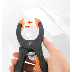 Pinces à main à cliquet de 6/8 pouces pinces à ressort Force d'ouverture de la mâchoire <span class=keywords><strong>pince</strong></span> en nylon en plastique <span class=keywords><strong>bricolage</strong></span> pour la fixation du collage - Product Image 6