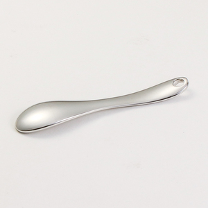 Mini cuillère de beauté en alliage de zinc avec logo personnalisé, applicateur de crème pour le visage, forme de pelle dorée, argentée, recyclable, outil de maquillage - Product Image 6