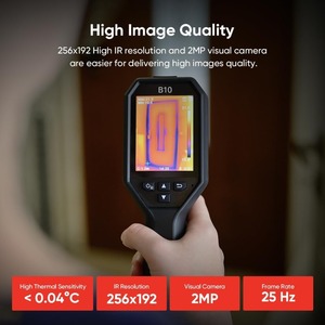 กล้องถ่ายภาพความร้อน B10 ความละเอียดอินฟราเรด 256 x 192 พร้อมกล้องภาพสี 2MP สำหรับการตรวจสอบบ้าน B10 กล้องถ่ายภาพความร้อน B10 - Product Image 3
