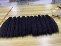 Extensiones de Cabello Humano Vietnamita de Alta Calidad, Rizado y Liso, 100g, Trama SDD a Máquina, Cabello Virgen para Trenzas