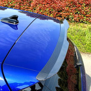 Aileron de coffre arrière Volkswagen Golf 8 Mk8 2020+ en fibre de carbone, texture noir piano, ABS, pièce de modification - Product Image 2