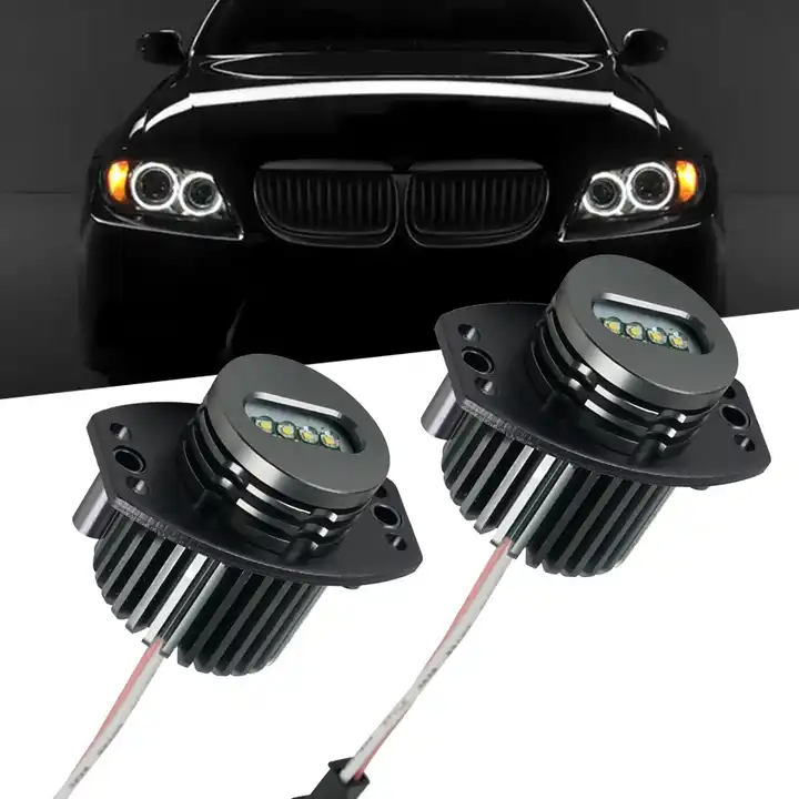 40MM-120MM COB Angel Eyes Halo 12V SMD Car LED Light Ring DRL Headlight Lamp  | eBay