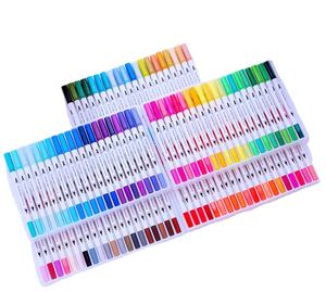 Wholesale <b>Watercolor</b> <b>Pen</b> Marker Colorful Double Headed <b>Watercolor</b> <b>Pen</b> Hot Sell - Product Image 1