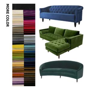 Vải nhung nội thất gia dụng 100% polyester, vải nhung trơn Hà Lan dùng cho ghế <span class=keywords><strong>sofa</strong></span> và đồ nội thất - Product Image 2