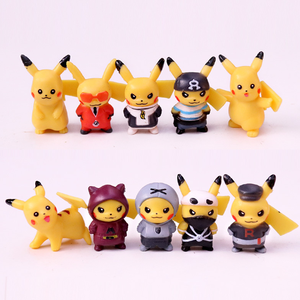 Vendita calda 10 stili Anime Cartoon PVC Mini 5cm 3D Pokemoned Capsule Figure per distributore automatico - Product Image 1