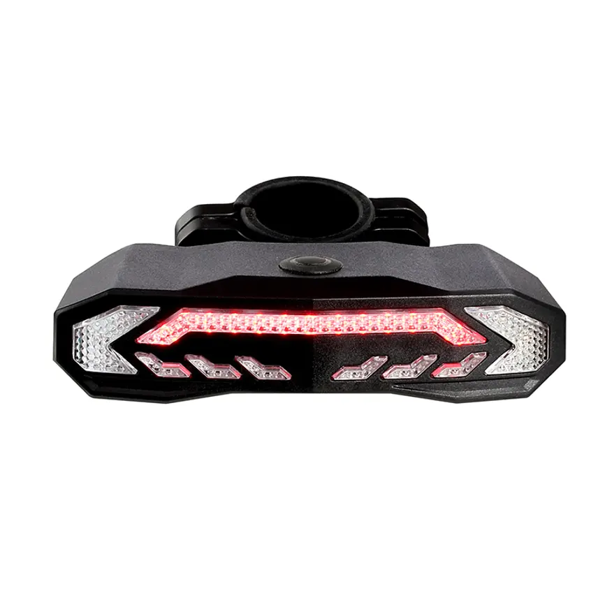 bike bicycle laser beam rear steering led lamp tail light with turn indicator for bicycle bicycle tail light