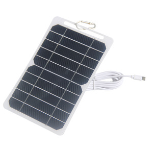 Panel Solar Masuyoshi Mitsu de 5W, 215x140mm, Salida Tipo-C para Teléfono, Timbre, Cámara - Product Image 1