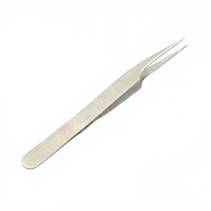 Pinzas Odontomed 2011 de Acero Inoxidable para Extensión de Pestañas Rusas - Pinzas Rectas Profesionales Reutilizables de Punta Fina - Product Image 1