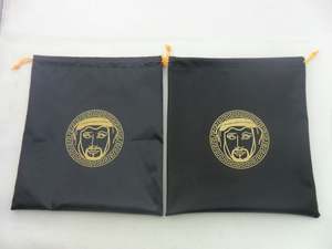 Qualité Logo Personnalisé Cordon Emballage Satin De Soie Noir Bijoux Boucle D'oreille Bijoux Pochette En Satin - Product Image 5