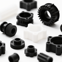 Servicio de Prototipos Rápidos de Alta Precisión OEM en PA, PC, PP, PU, PVC y ABS, Piezas Personalizadas con Superficie Pulida, Moldeo por Inyección de Plástico