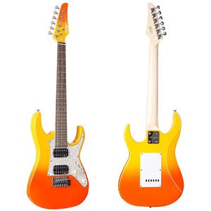 Giá rẻ người mới bắt đầu tùy chỉnh guitar điện Kid Kit 6 dây Nguyệt Quế gỗ mini trẻ em Magna M-3 FBL - Product Image 1