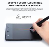 H420 Tablet grafis anak, papan gambar seni Digital bantalan tanda tangan animasi profesional untuk desainer