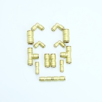 Raccord pneumatique en cuivre pur 1 connecteur en laiton à filetage Npt de 8 pouces pour compresseur d'air et système de canalisation pneumatique
