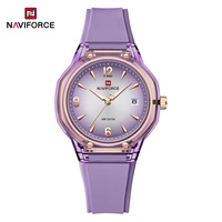 NAVIFORCE 6110 Montre Femme Boîtier en Polycarbonate Mouvement Seiko Japonais Marque Privée Montres Femme Mode Décontractée
