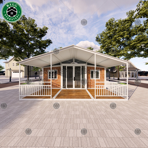 Villa conteneur préfabriquée extensible en kit, 2-3 chambres, structure en acier à panneaux sandwich, vente en gros - Product Image 4