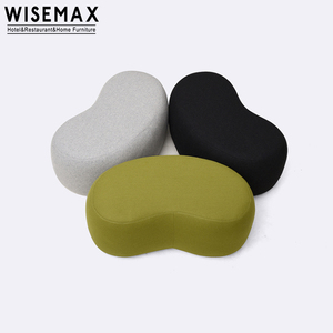 WISEMAX FURNITURE Pouf ottoman de sol combiné pour café et restaurant, meuble de salon, repose-pieds pour chaussures, pouf sac de rangement - Product Image 2