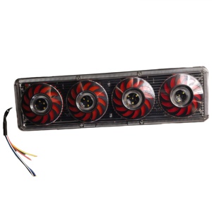 Piezas de Sistema de Iluminación para Camiones de Alta Calidad, Luz Trasera LED en Forma de Ciclón de 24 V, 33 cm, 46 cm, Universal para Camiones y Remolques - Product Image 4