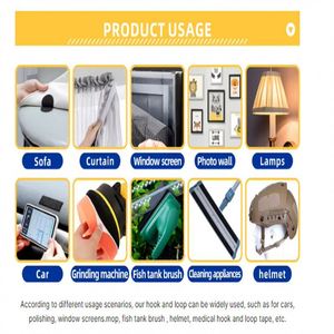 Sangle auto-adhésive double face en nylon éco-responsable, résistante à la chaleur, élastique, 1,2 * 41 pieds, personnalisable - Product Image 4