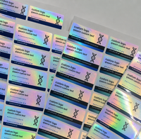 Personnalisez divers autocollants holographiques et étiquettes en vinyle imperméables pour les ampoules en verre de laboratoire de 3 ml, 5 ml et 10 ml.