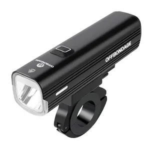 OFFBONDAGE 1000LM High Bright Mountain Bike Bicycle Front Light Night Riding Cycling Headlight USB Charge Flashlight Bike Light