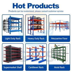 Nhiều lớp kho nhiệm vụ ánh sáng kim loại kệ tầng thường vụ có thể điều chỉnh nhà để xe lưu trữ Kệ - Product Image 6