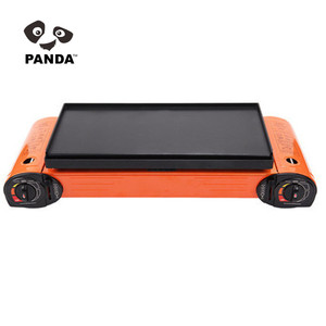 เตาแก๊สปิคนิคพกพา Panda Durable แบบสองระบบ ใช้ได้ทั้งในบ้านและนอกบ้าน พร้อมเตาเหล็กหล่อ จุดติดอัตโนมัติ ใช้เชื้อเพลิงบิวเทน - Product Image 5