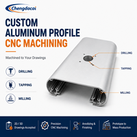 Service de fraisage CNC de profilés en aluminium sur mesure, découpe de précision, perçage, fraisage, fabricant de pièces en aluminium OEM